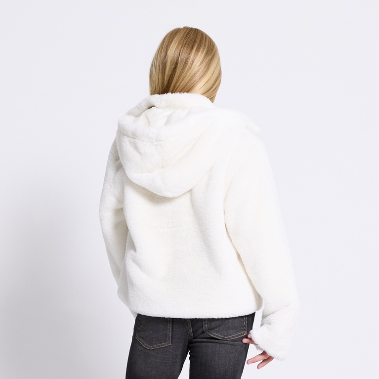 Faux fur jacket "Fur jacket" Off white